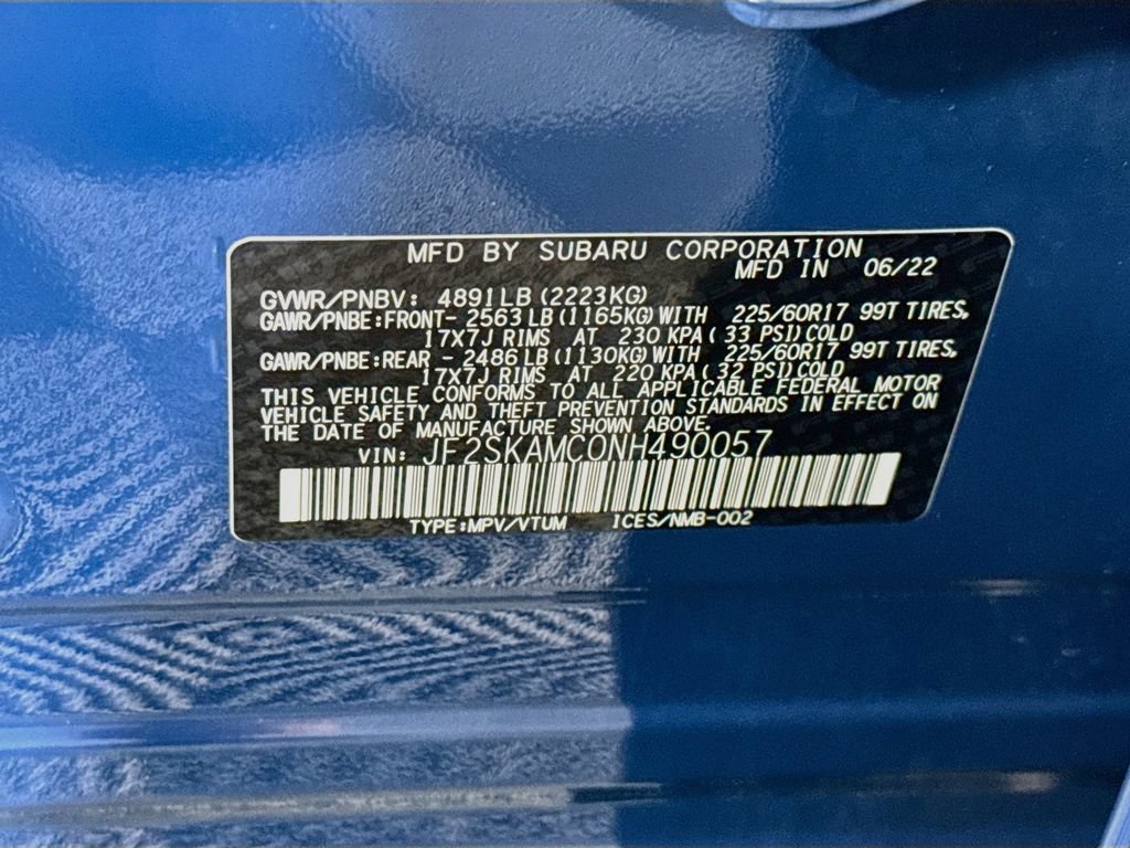 Certified 2022 Subaru Forester Wilderness AWD/4WD image 38