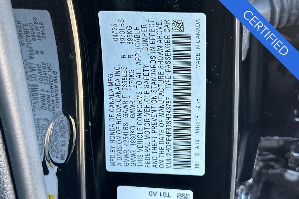 Certified 2025 Honda Civic Sport image 32