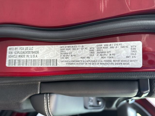 New 2025 Jeep Grand Cherokee Altitude image 44