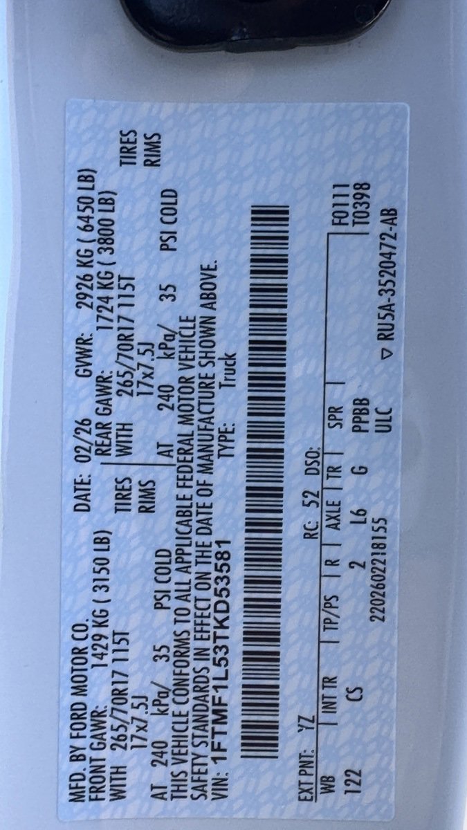 New 2026 Ford F150 XL image 13