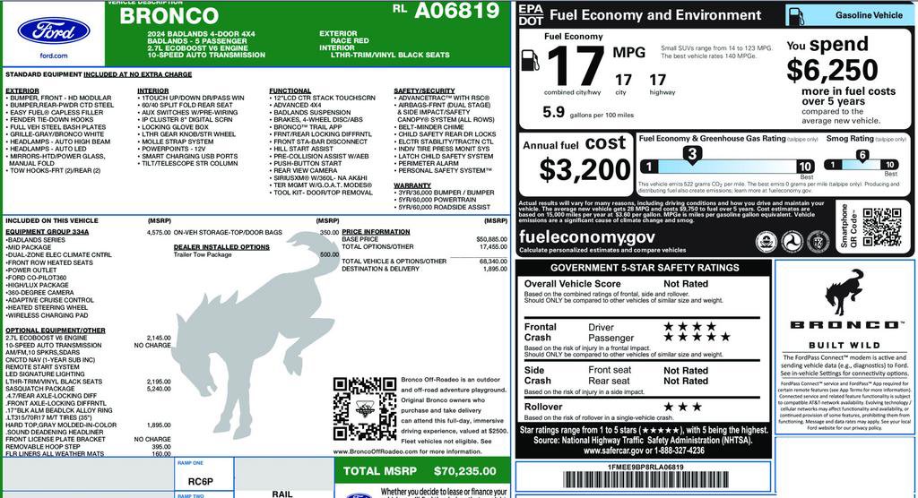 Used 2024 Ford Bronco Badlands image 3