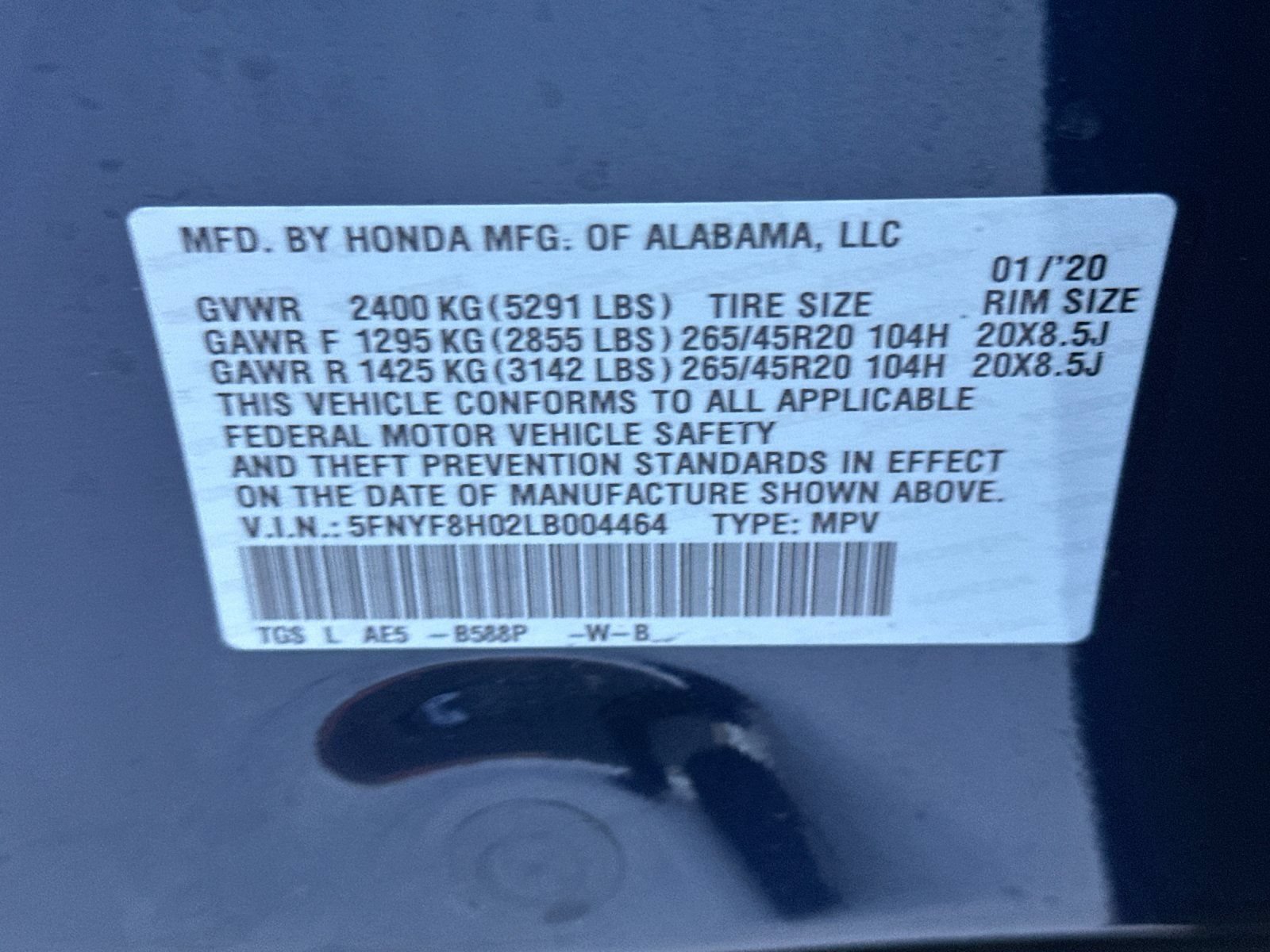 Used 2020 Honda Passport Elite image 27