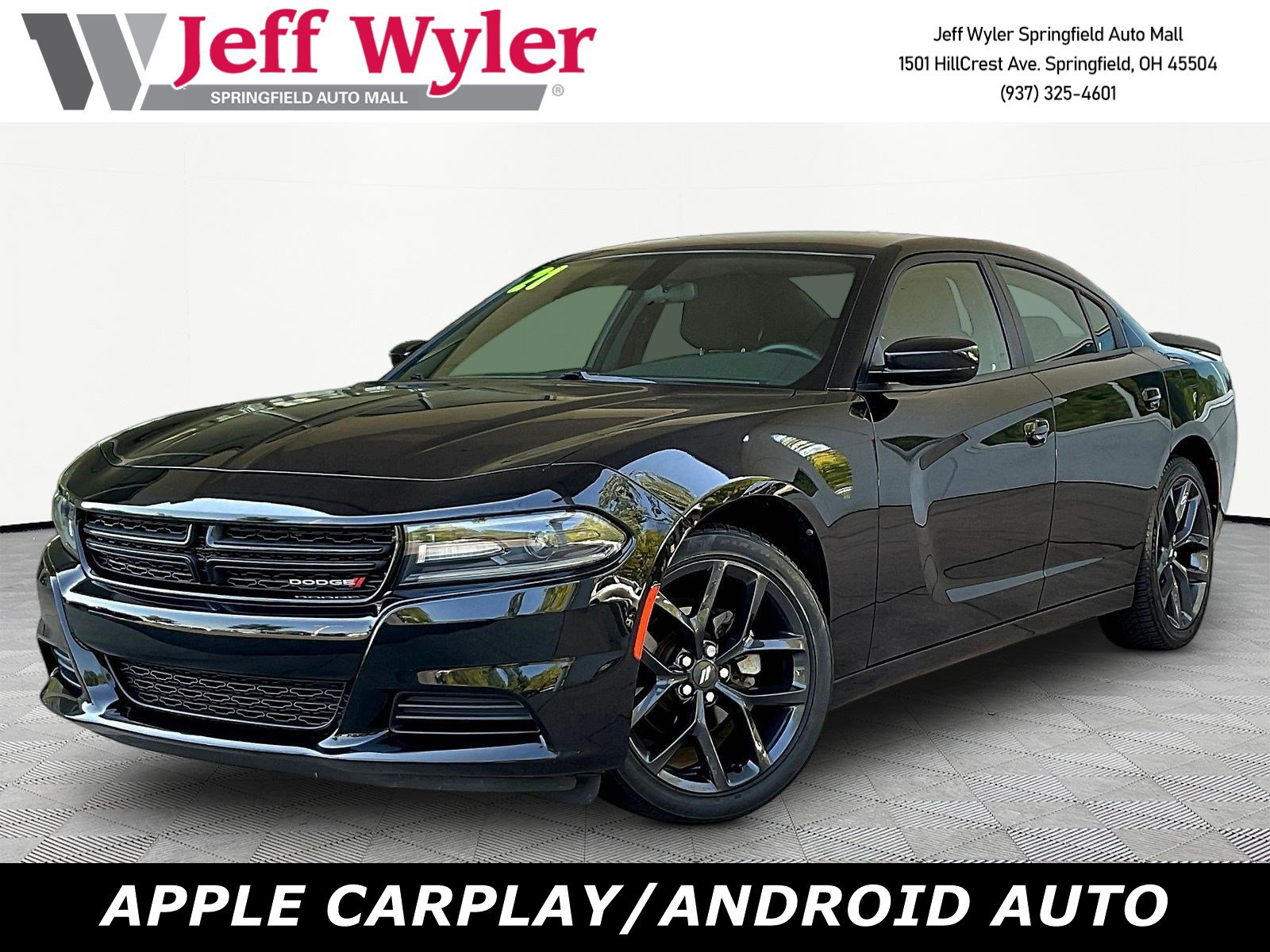 Used 2021 Dodge Charger SXT w/ Blacktop Package RWD image 1