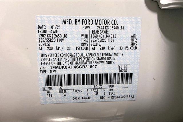 Used 2025 Ford Explorer ST-Line AWD/4WD image 43