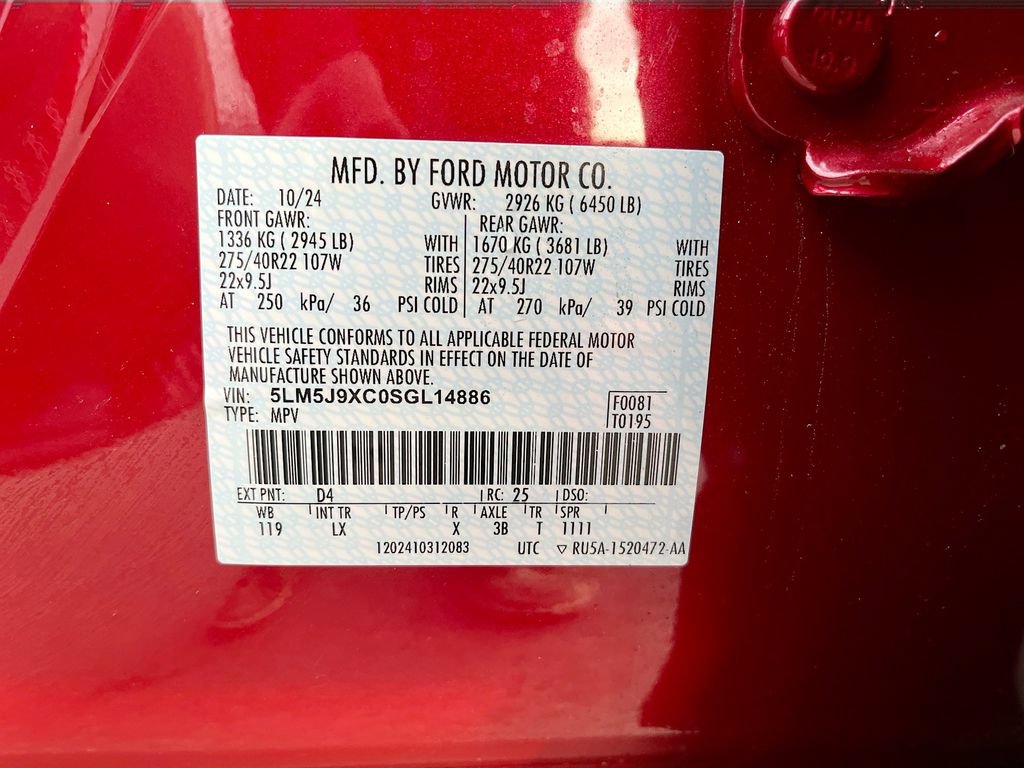 Used 2025 Lincoln Aviator Black Label AWD/4WD image 33