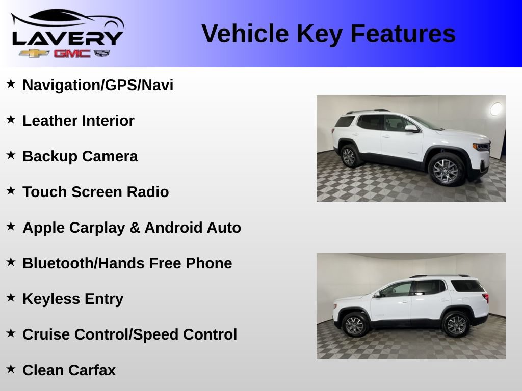 Certified 2023 GMC Acadia SLE w/ Driver Convenience Package FWD image 2