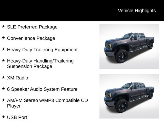 Used 2010 GMC Sierra 2500 SLE w/ SLE Preferred Package AWD/4WD image 8