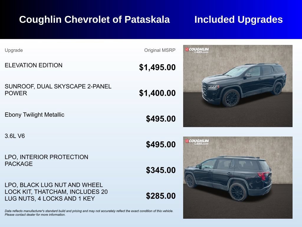 Used 2023 GMC Acadia SLT w/ Elevation Edition AWD/4WD image 3
