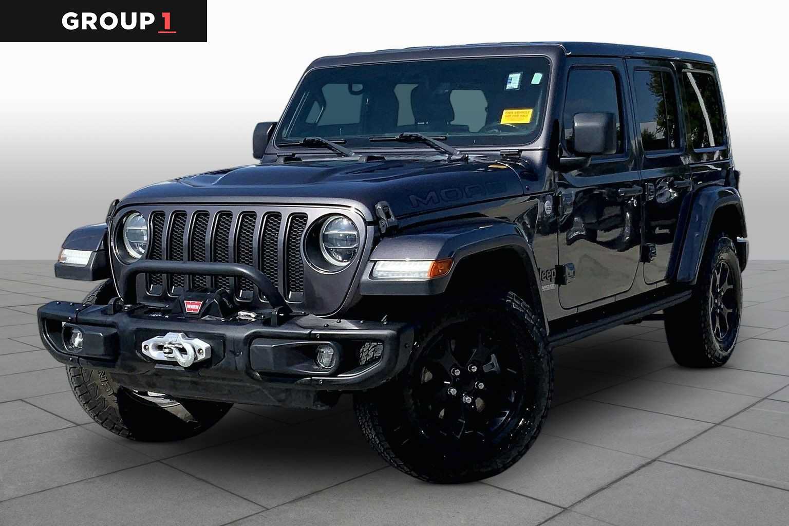 Used 2018 Jeep Wrangler Unlimited Sahara w/ Quick Order Package 24M Moab AWD/4WD image 1