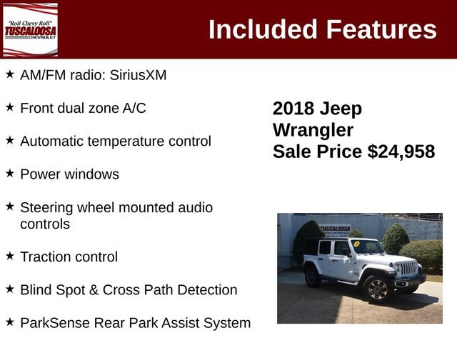 Used 2018 Jeep Wrangler Unlimited Sahara AWD/4WD image 12