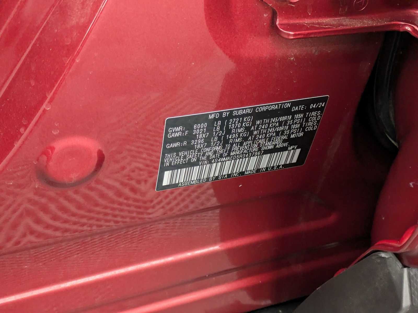 Used 2024 Subaru Ascent Premium w/ Convenience Package image 35