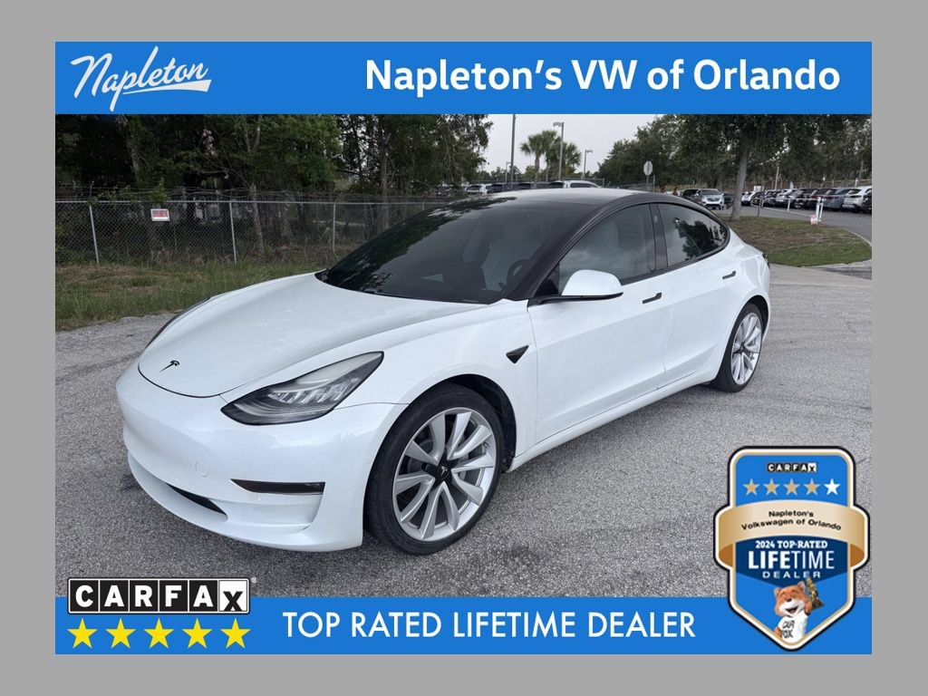 Used 2019 Tesla Model 3 Long Range AWD/4WD image 1