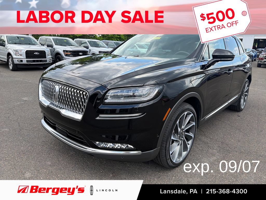 Certified 2023 Lincoln Nautilus Reserve w/ Equipment Group 202A