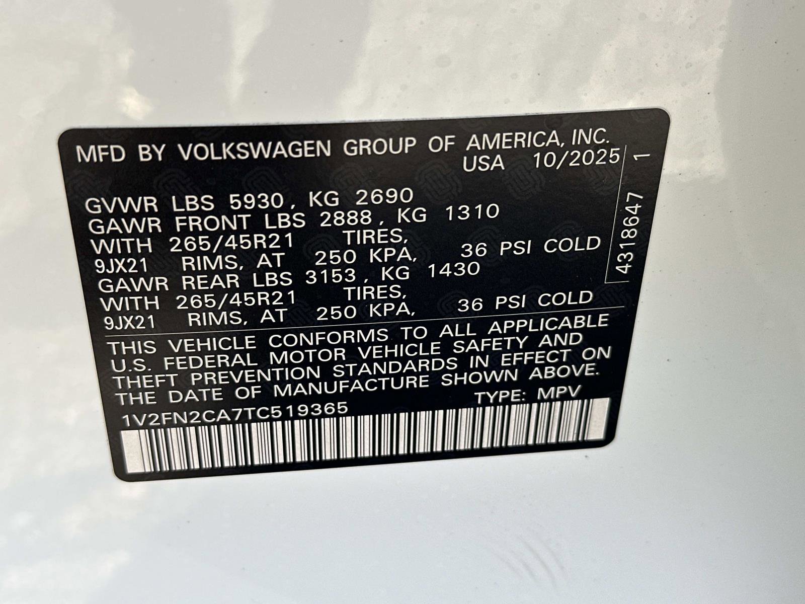 New 2026 Volkswagen Atlas SEL Premium R-Line image 20