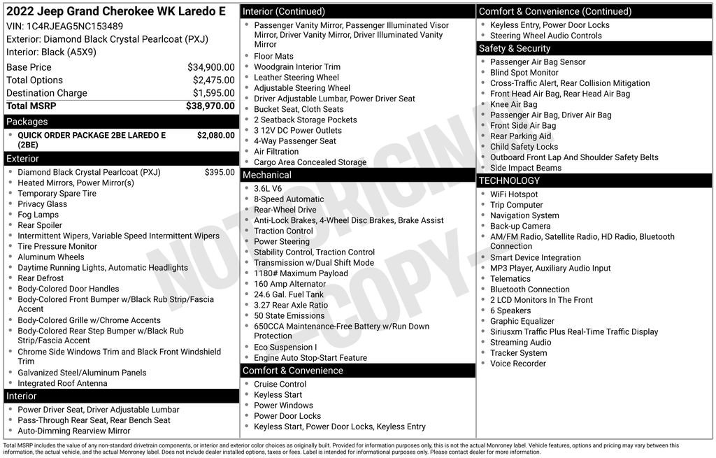 Used 2022 Jeep Grand Cherokee Laredo E RWD image 8