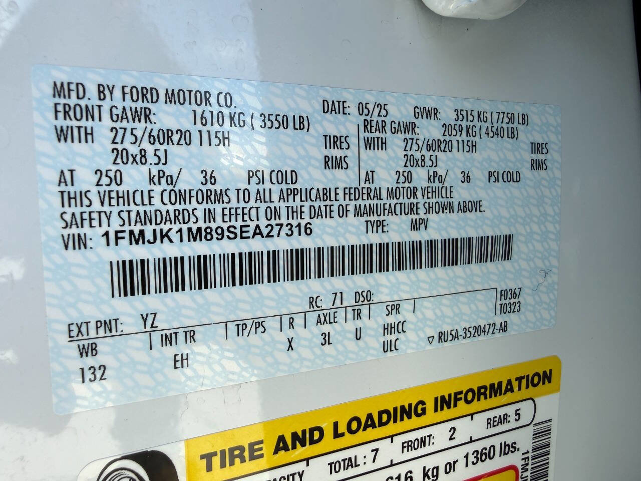 Used 2025 Ford Expedition Max Platinum image 59