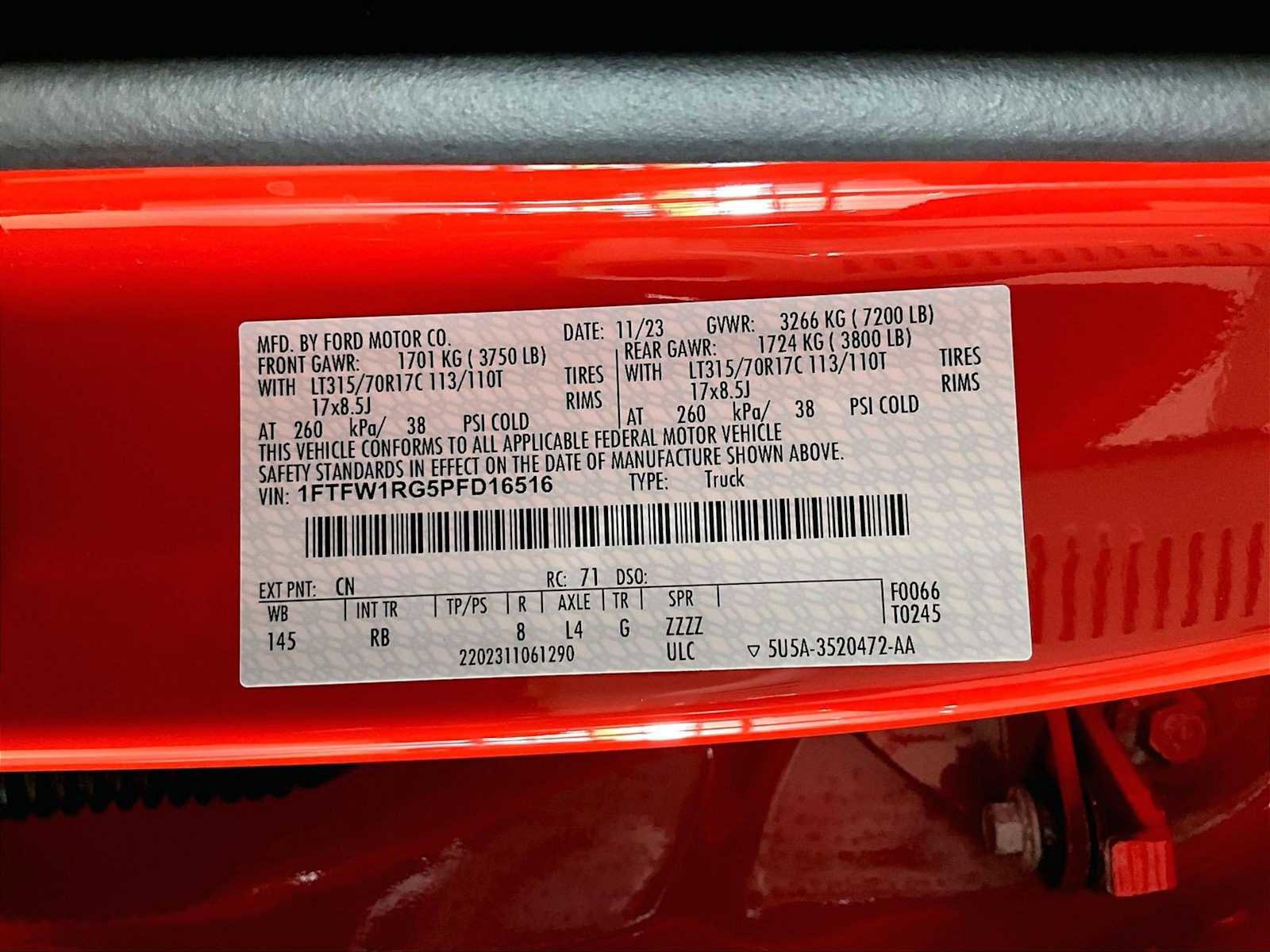 Used 2023 Ford F150 Raptor w/ Raptor Carbon Fiber Package AWD/4WD image 36