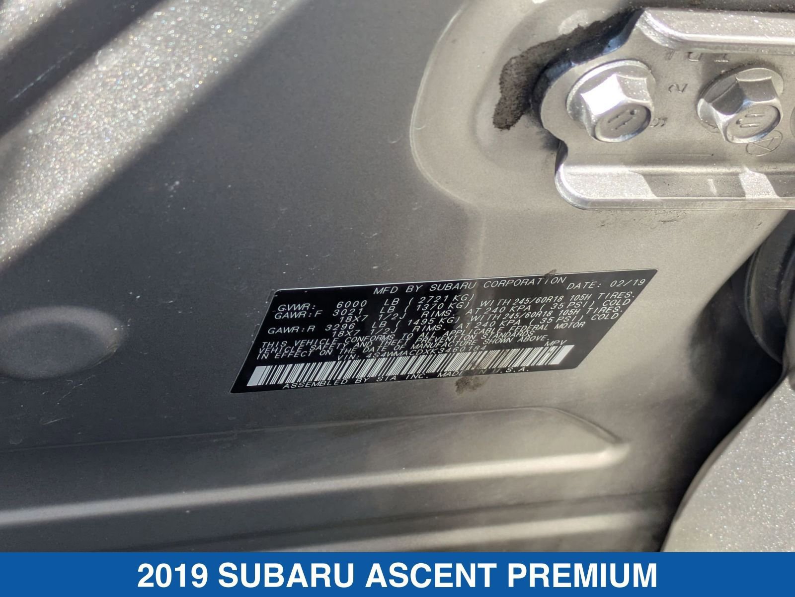Used 2019 Subaru Ascent Premium image 39
