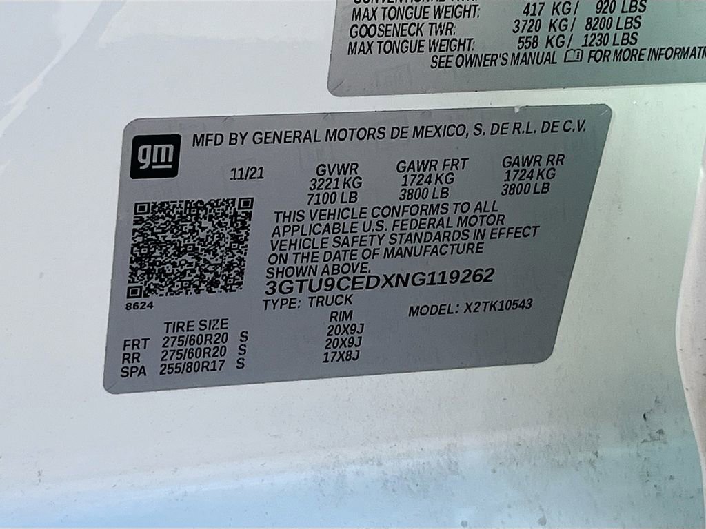Used 2022 GMC Sierra 1500 Elevation w/ Preferred Package AWD/4WD image 31