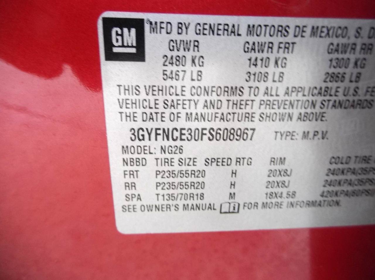 Used 2015 Cadillac SRX Performance w/ Driver Awareness Package FWD image 15