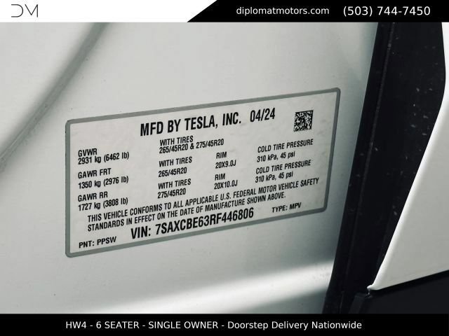 Used 2024 Tesla Model X Plaid AWD/4WD image 46