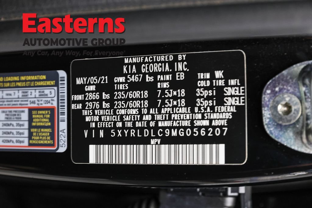 Used 2021 Kia Sorento S w/ Panoramic Sunroof Package AWD/4WD image 36