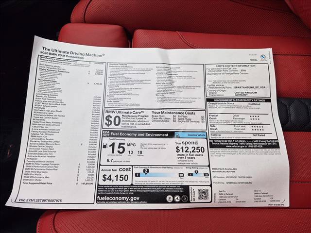 New 2026 BMW X5 M Competition w/ Executive Package AWD/4WD image 17
