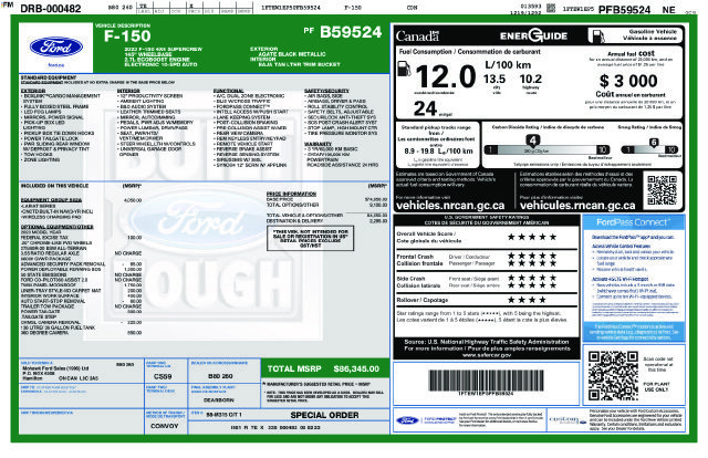 Used 2023 Ford F150 Lariat w/ Equipment Group 502A High AWD/4WD image 52