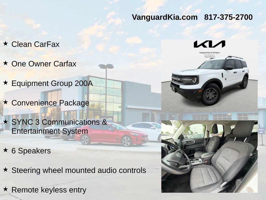 Used 2023 Ford Bronco Sport Big Bend w/ Convenience Package AWD/4WD image 6