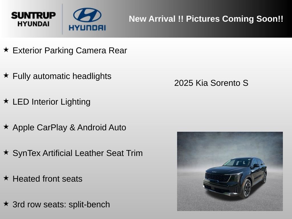 Used 2025 Kia Sorento S w/ Panoramic Sunroof Package FWD image 10
