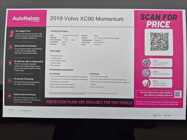 Used 2019 Volvo XC90 T5 Momentum w/ Multimedia Package AWD/4WD image 25