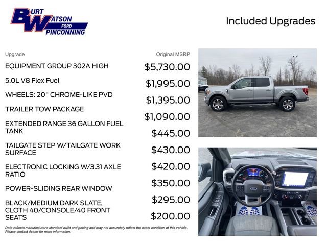 Used 2021 Ford F150 XLT w/ Equipment Group 302A High image 3