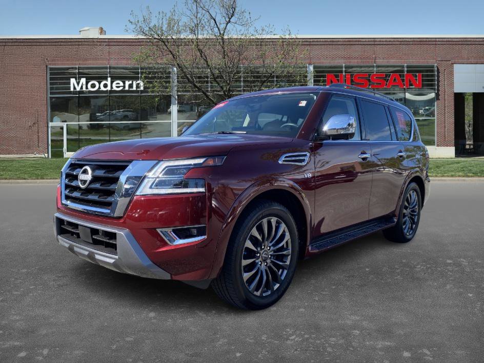 Certified 2021 Nissan Armada Platinum w/ Captain's Chairs Package