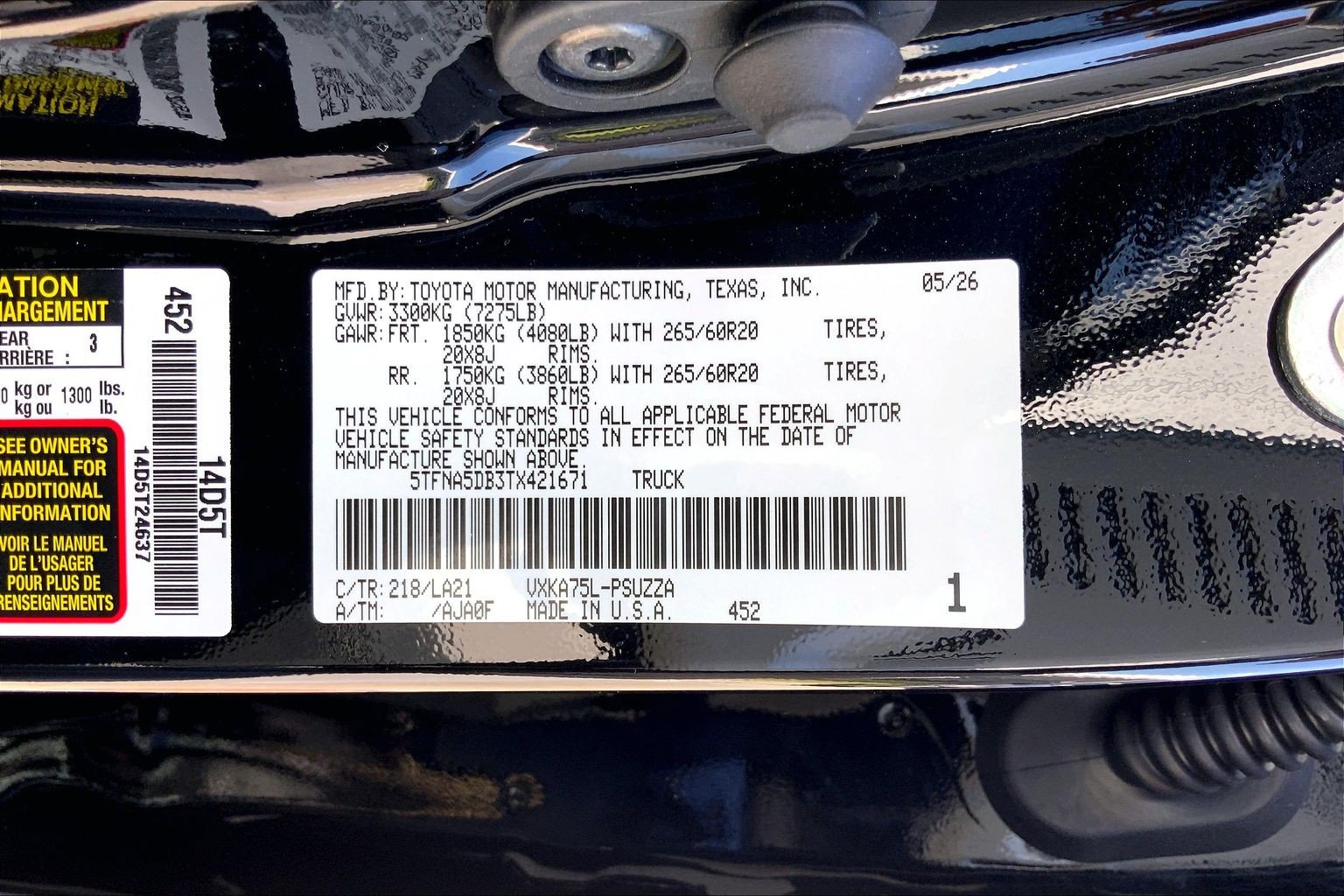 New 2026 Toyota Tundra Platinum AWD/4WD image 17