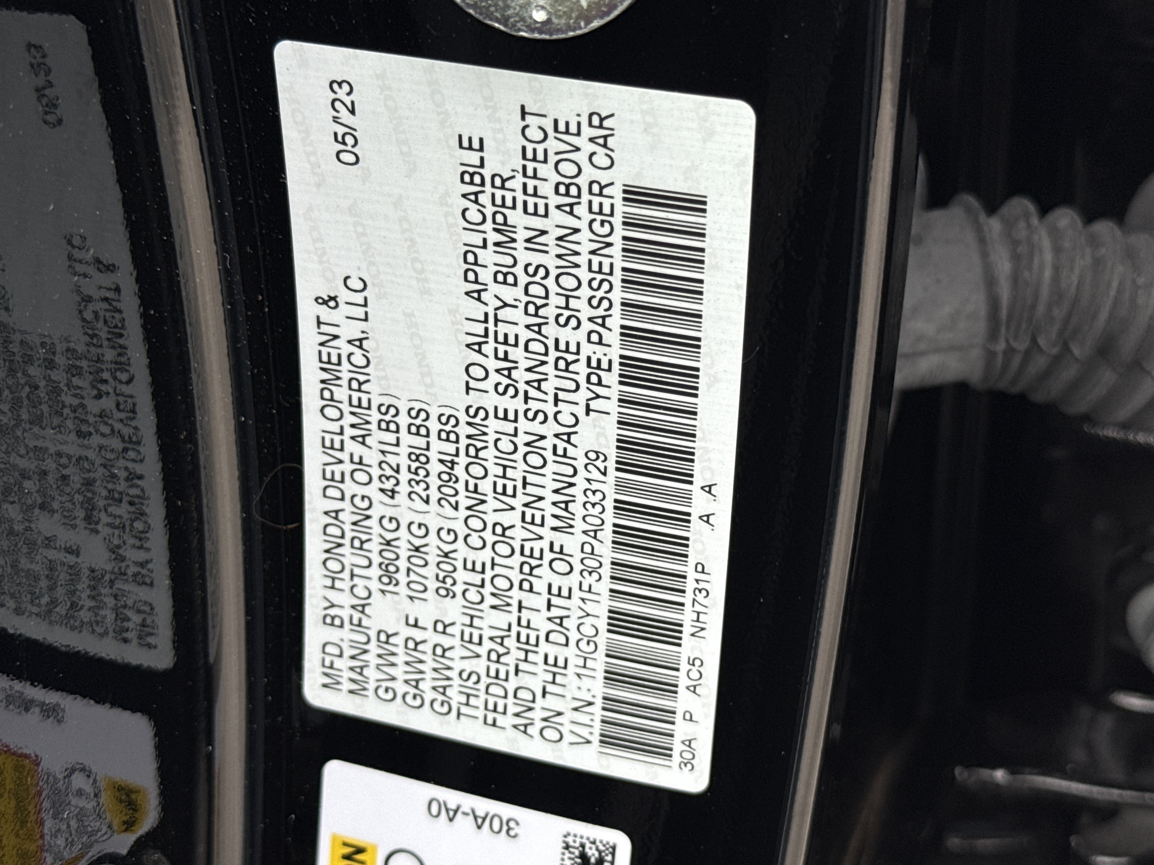 Certified 2023 Honda Accord EX image 41