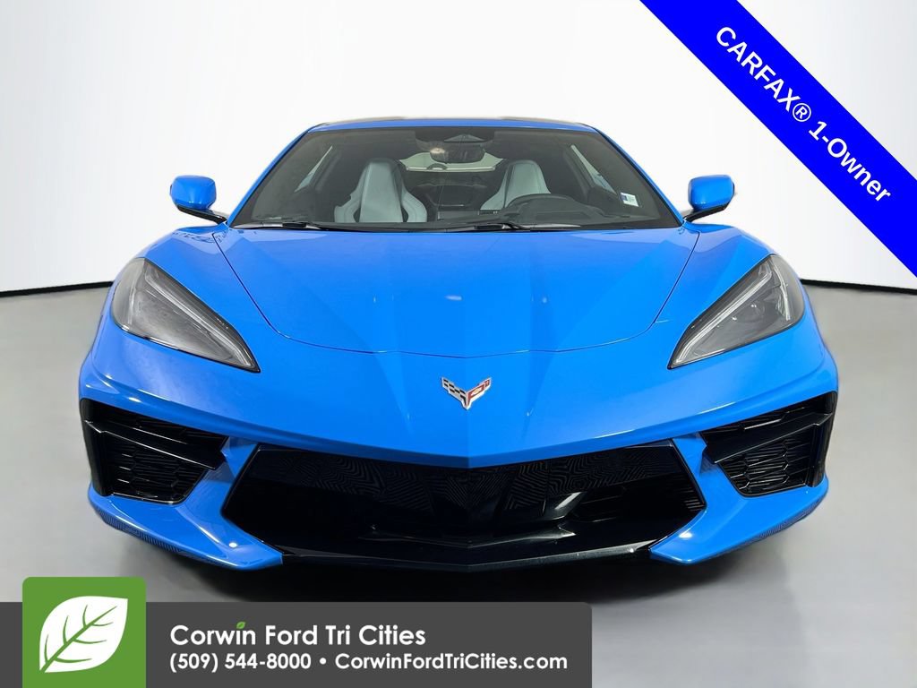 Used 2024 Chevrolet Corvette Stingray Coupe w/ Chrome Exterior Badge Package RWD image 4