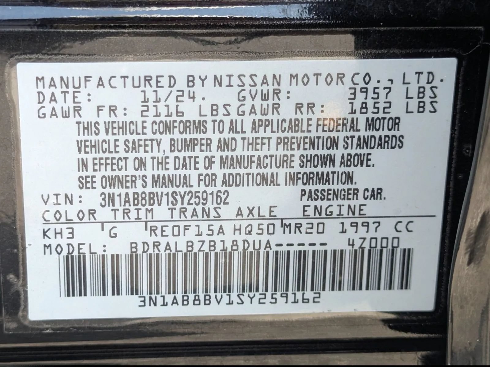 Used 2025 Nissan Sentra S FWD image 27