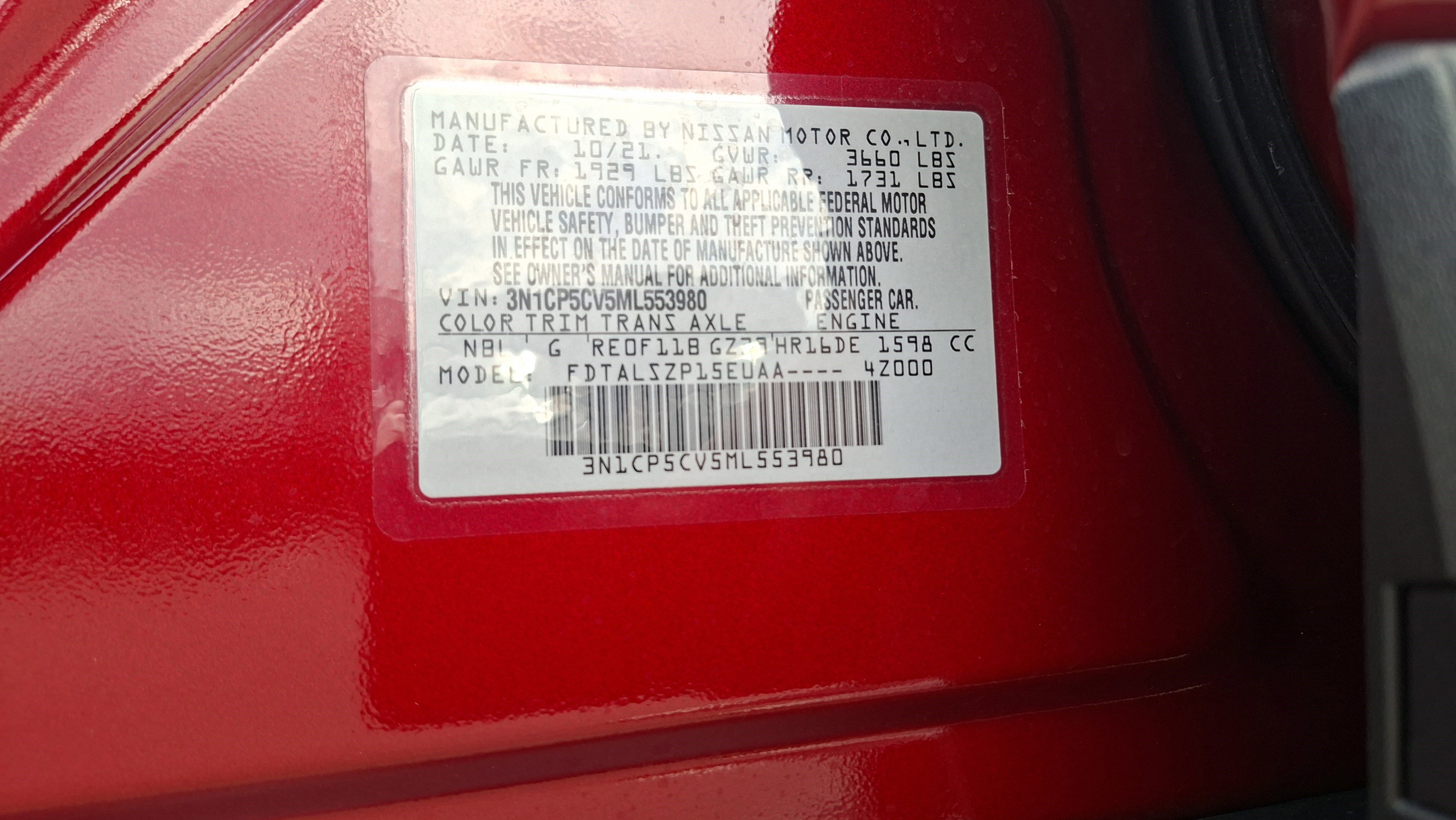 Used 2021 Nissan Kicks SV image 25