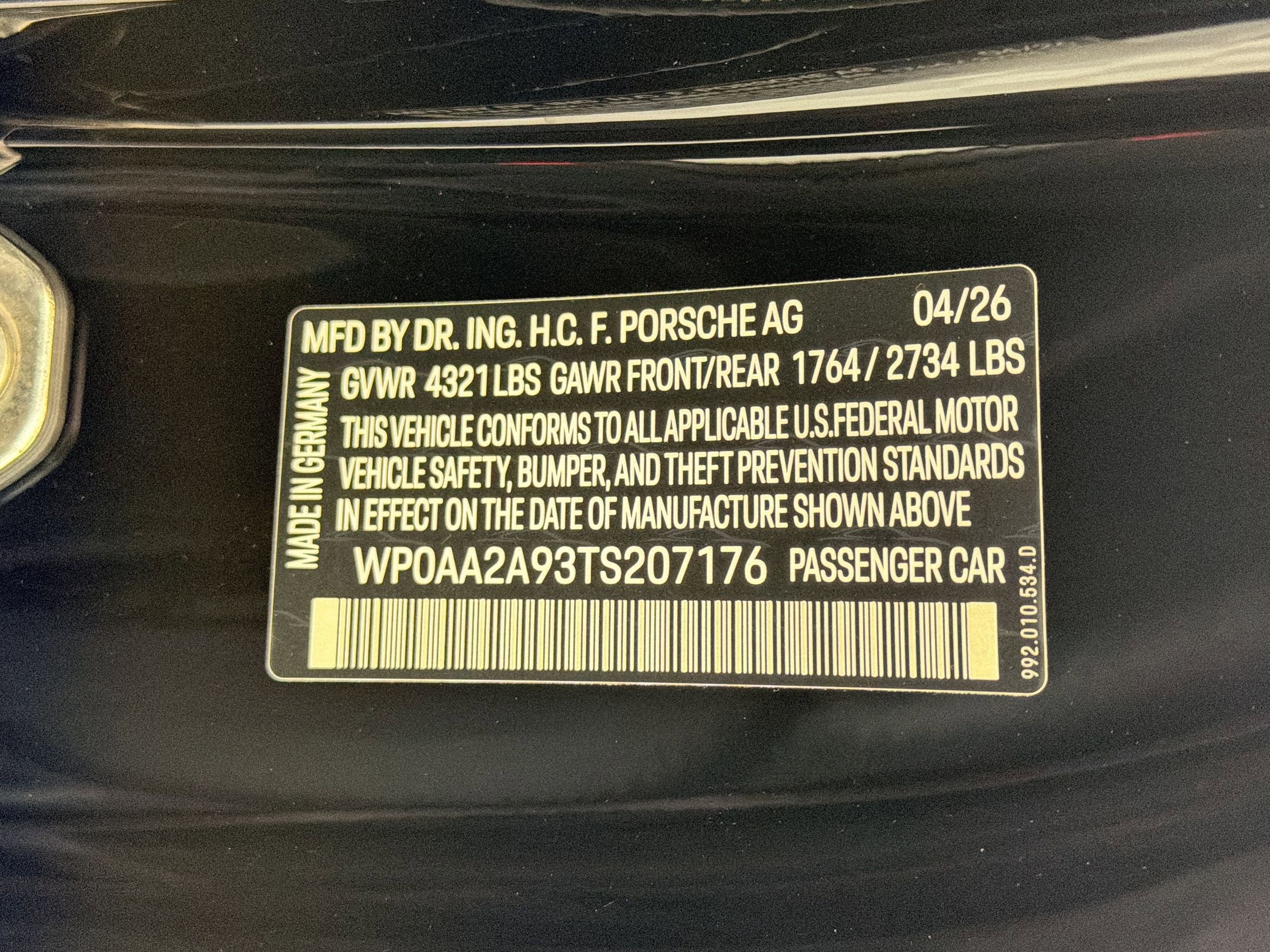 New 2026 Porsche 911 Carrera RWD image 21