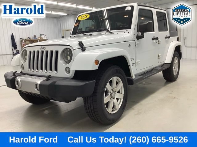 Used 2018 Jeep Wrangler Unlimited Sahara w/ Dual Top Group AWD/4WD image 3