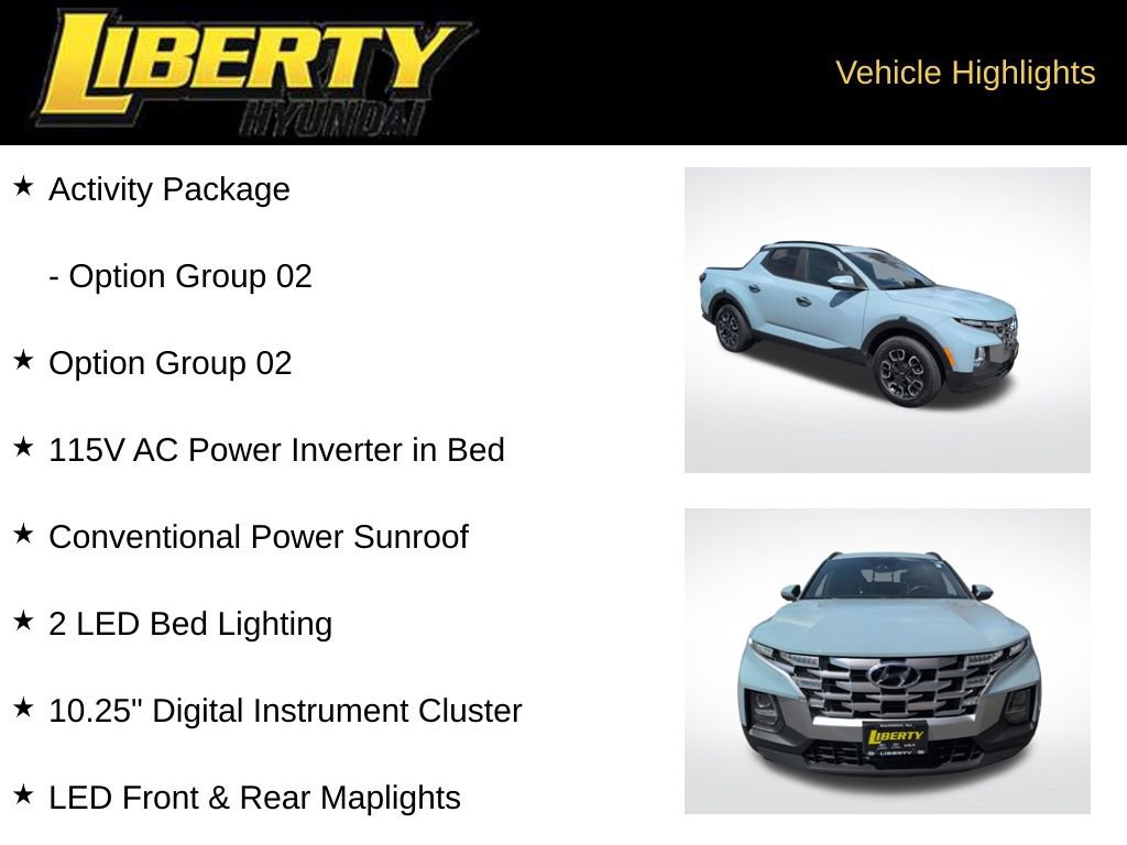 Certified 2023 Hyundai Santa Cruz SEL w/ Activity Package AWD/4WD image 9