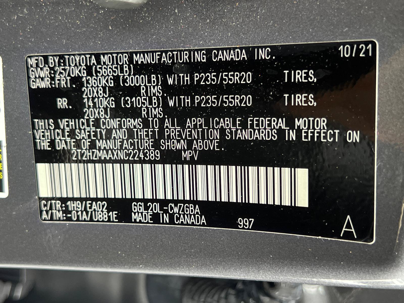 Certified 2022 Lexus RX 350 FWD w/ Premium Package image 31