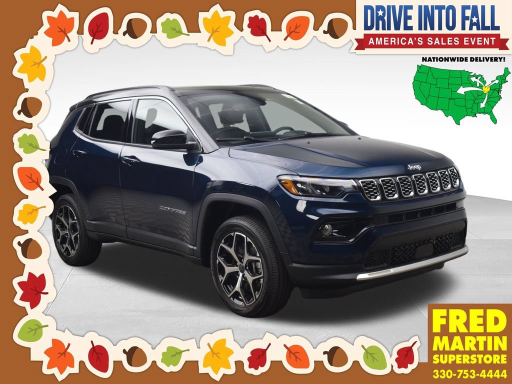 New 2026 Jeep Compass Limited w/ Sun, Sound & Navigation Group AWD/4WD image 1
