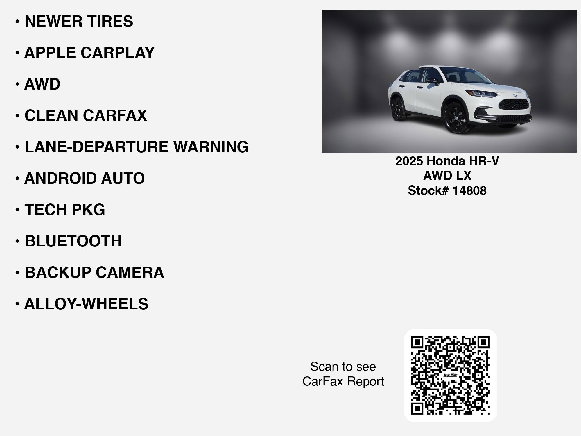 Used 2025 Honda HR-V LX image 7