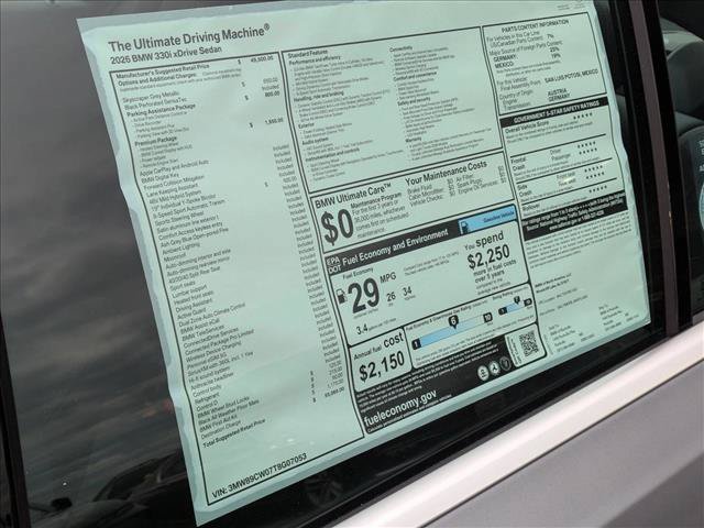 Used 2026 BMW 330i xDrive Sedan w/ Premium Package AWD/4WD image 19