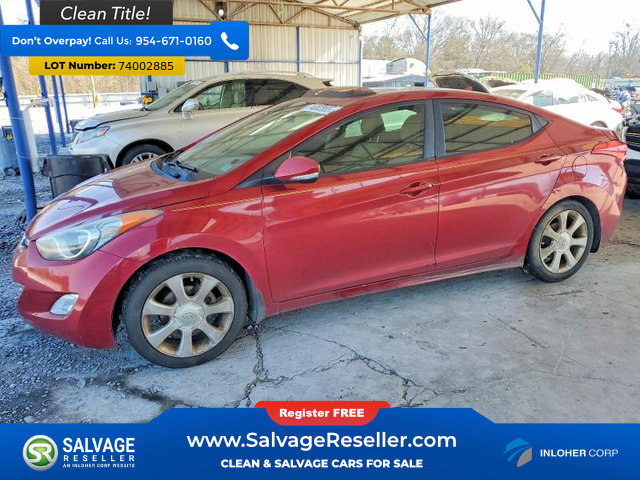 Used 2012 Hyundai Elantra Limited w/ Technology Pkg 5 FWD image 1