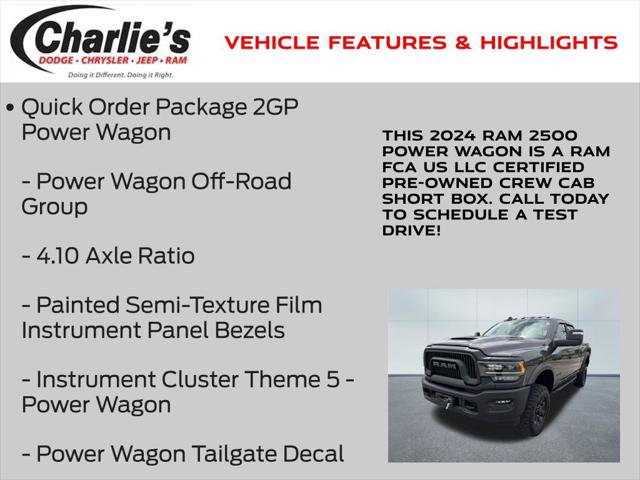 Certified 2024 RAM 2500 Power Wagon w/ Level 2 Equipment Group AWD/4WD image 7
