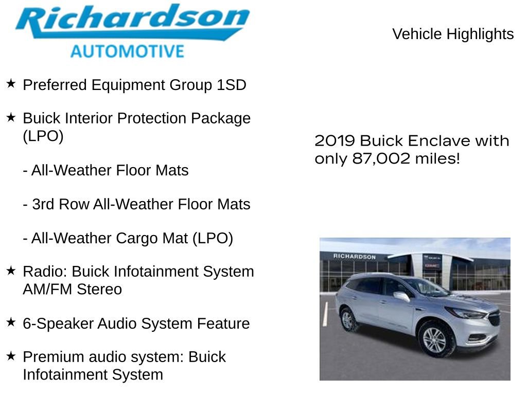 Used 2019 Buick Enclave Preferred image 6
