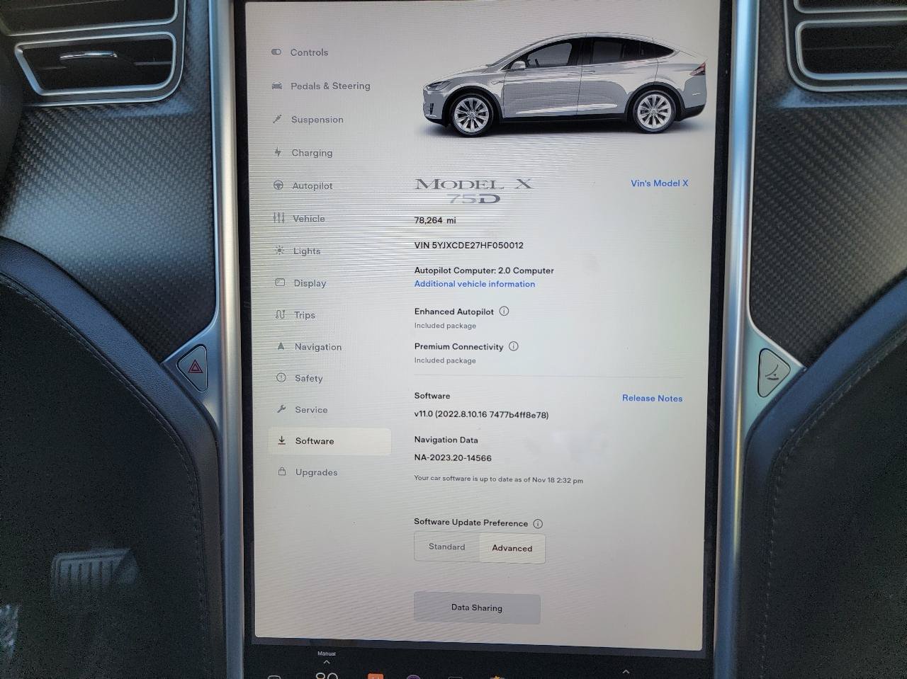 Used 2017 Tesla Model X 75D AWD/4WD image 33