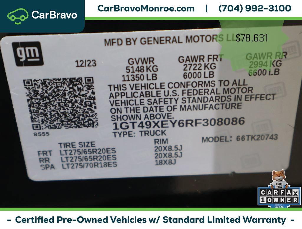 Certified 2024 GMC Sierra 2500 Denali Ultimate AWD/4WD image 49